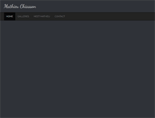 Tablet Screenshot of mathieuchiasson.com